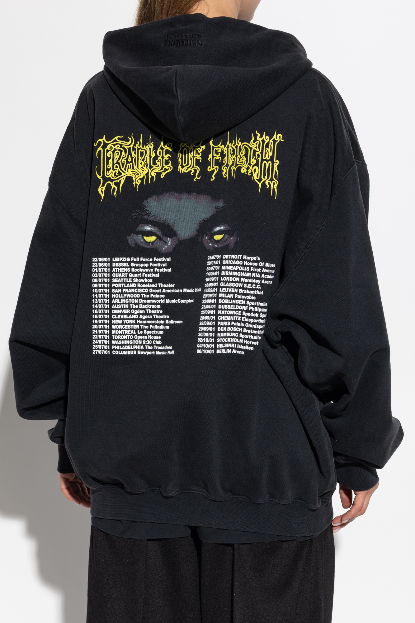 Black Oversize sweatshirt VETEMENTS - Vitkac AS